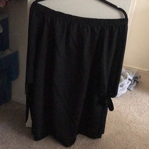 Black Off the Shoulder Dress